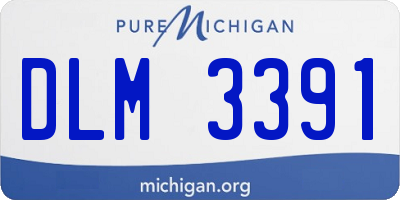 MI license plate DLM3391