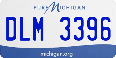 MI license plate DLM3396