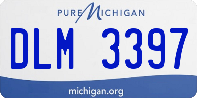MI license plate DLM3397