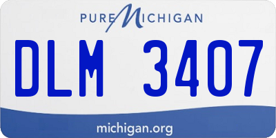 MI license plate DLM3407