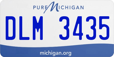 MI license plate DLM3435