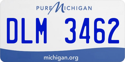 MI license plate DLM3462