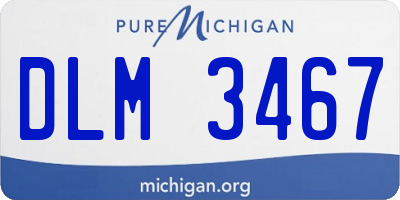 MI license plate DLM3467