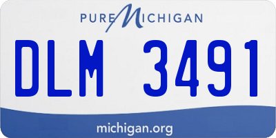 MI license plate DLM3491