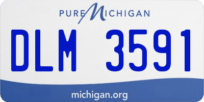 MI license plate DLM3591