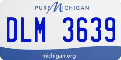 MI license plate DLM3639