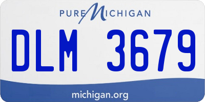 MI license plate DLM3679