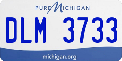 MI license plate DLM3733