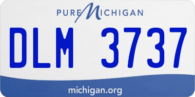 MI license plate DLM3737