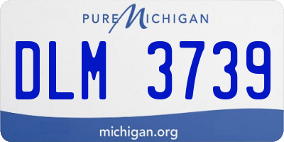 MI license plate DLM3739