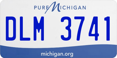 MI license plate DLM3741