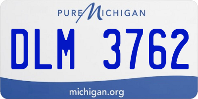 MI license plate DLM3762