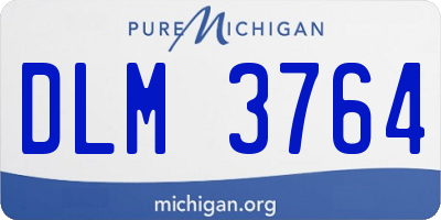 MI license plate DLM3764