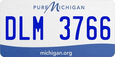 MI license plate DLM3766
