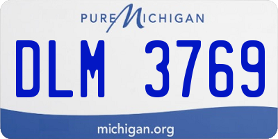 MI license plate DLM3769