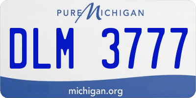 MI license plate DLM3777