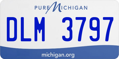 MI license plate DLM3797