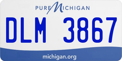 MI license plate DLM3867