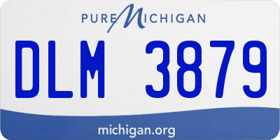 MI license plate DLM3879