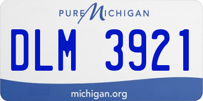 MI license plate DLM3921