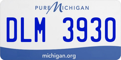 MI license plate DLM3930