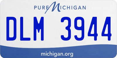 MI license plate DLM3944