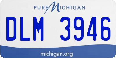 MI license plate DLM3946