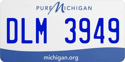MI license plate DLM3949