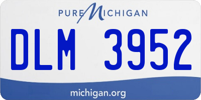 MI license plate DLM3952
