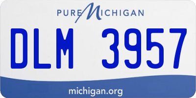 MI license plate DLM3957