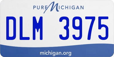 MI license plate DLM3975