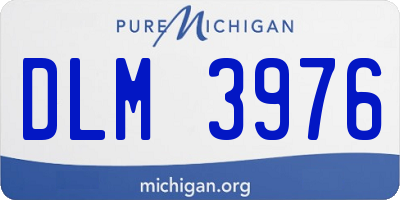 MI license plate DLM3976