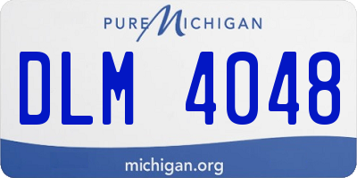 MI license plate DLM4048