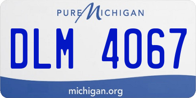 MI license plate DLM4067