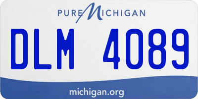 MI license plate DLM4089