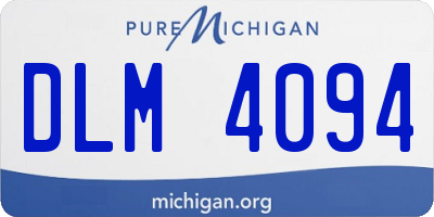 MI license plate DLM4094