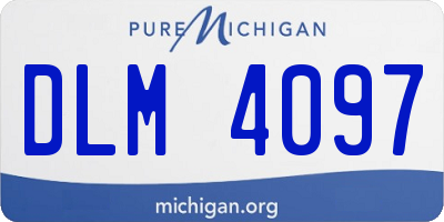 MI license plate DLM4097