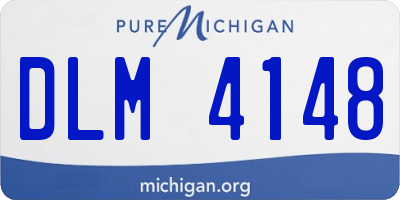 MI license plate DLM4148