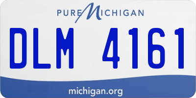 MI license plate DLM4161