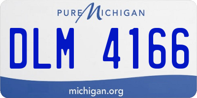 MI license plate DLM4166