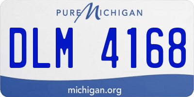 MI license plate DLM4168
