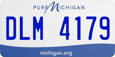 MI license plate DLM4179