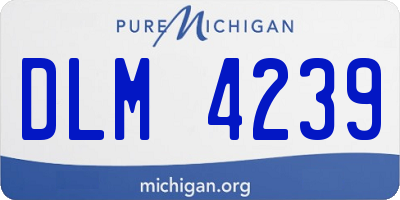 MI license plate DLM4239