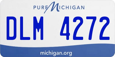 MI license plate DLM4272