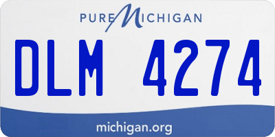 MI license plate DLM4274