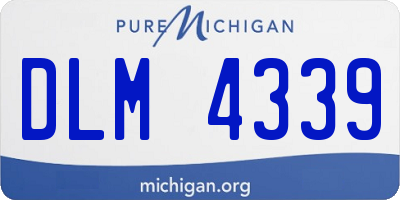 MI license plate DLM4339