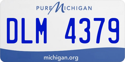 MI license plate DLM4379