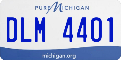 MI license plate DLM4401
