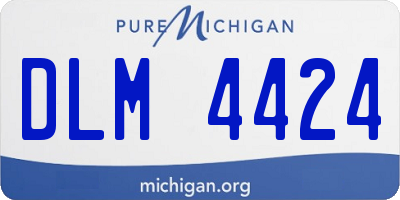 MI license plate DLM4424