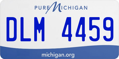 MI license plate DLM4459